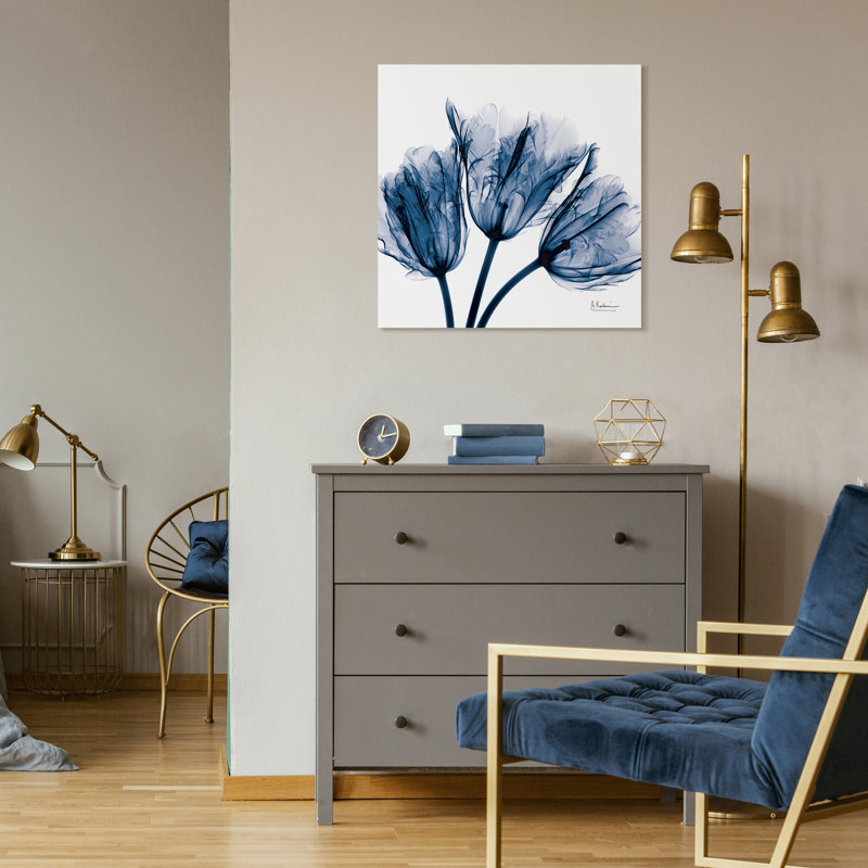 " Blue Tulip X-ray " by Albert Koetsier
