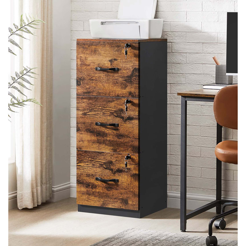 Izmir 40cm Wide 3 -Drawer File Cabinet