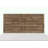 Queen Bed Modern Line Pattern Rusticated Style