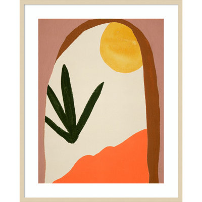 New Day I by Melissa Wang Wood Framed Wall Art Print