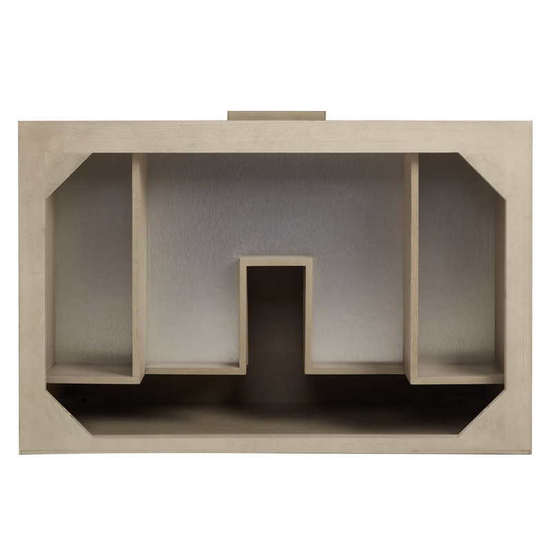 Emmeline 36'' W Single Vanity, Ethereal Noctis, 8" Widespread, Pebble Oak