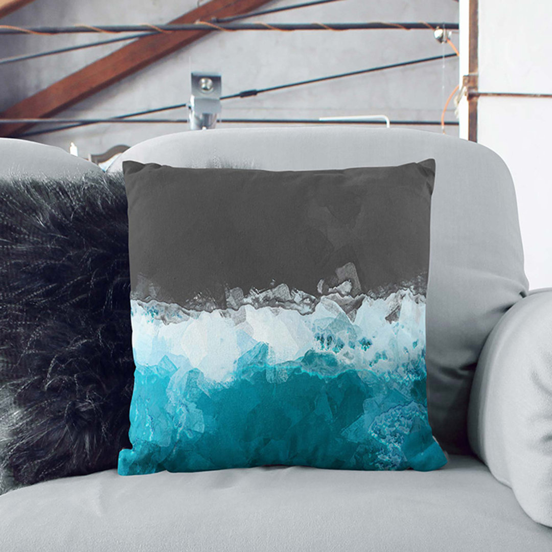 Black Sand Beach In Australia In Abstract