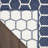 Kurmanbek Geometric Reversible Indoor / Outdoor Area Rug in Navy-1584969269