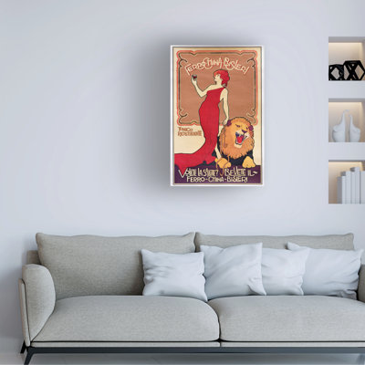 Italian School Bislieri Liqueur 1904 Canvas Art