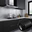 Sticky Back Plastic Black Self Adhesive Paper 90 X 500 cm Peel and Stick Wallpaper Vinyl Film Roll
