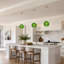 Luminaire suspendu en forme de globe en fil d'aluminium à tête simple pour îlot de cuisine avec ampoule-737483312