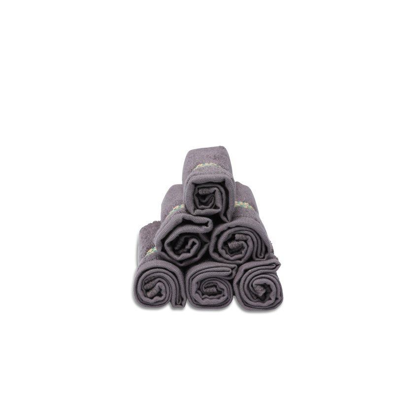 Rayon From Bamboo Washcloth, Charcoal