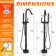 Single Handle Floor Mounted Freestanding Tub Filler with Brass Two-Function Handshower and Diverter