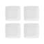 Carré White Porcelain Bread And Butter Plate