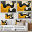 Nonce gris et noir, formes abstraites, Reflections I - formes abstraites, art mural-456023381-456023382-456023370