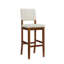 Upholstered Counter Stool with Solid Wood Frame-1893073809-1893073811