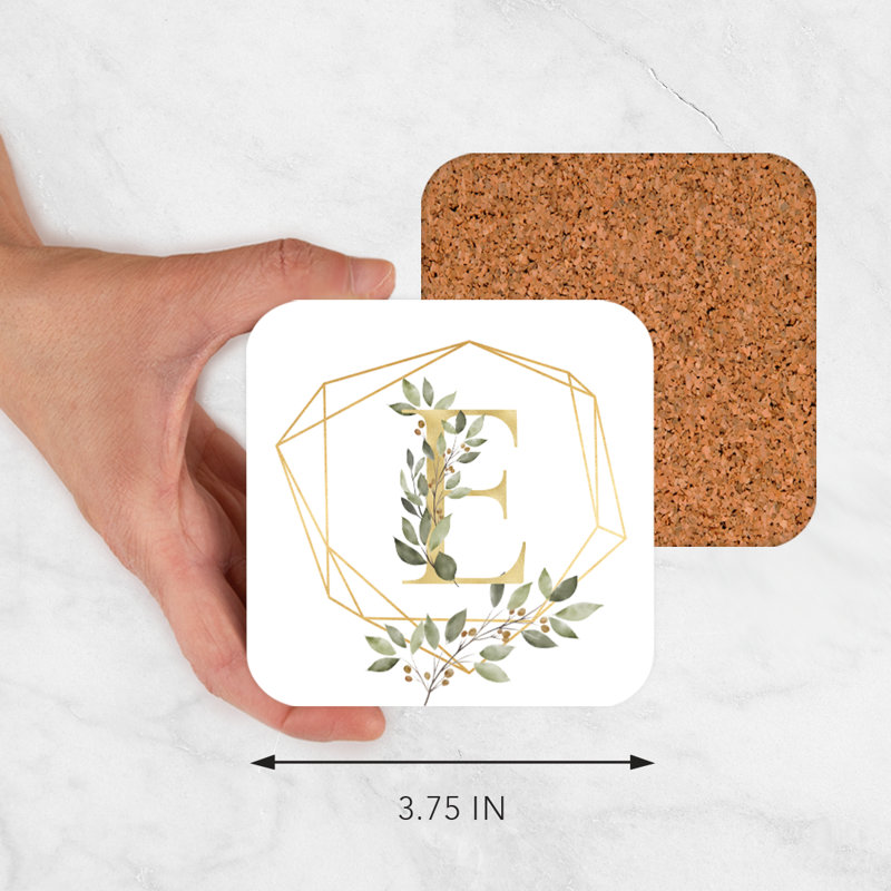 Sous-verres Café à monogramme, E