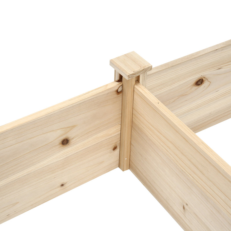 Lit de jardin surélevé en bois 8 pi x 4 pi Chelan
