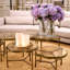 Baldovini Glass Nesting Coffee Table