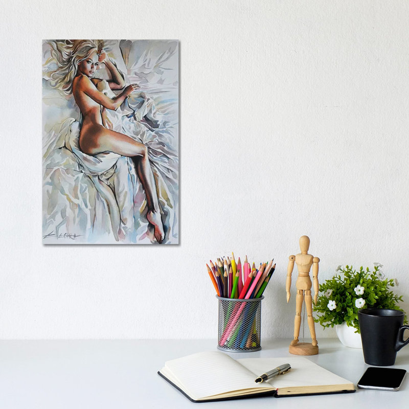 Mornings Like These II by Ellectra Art - Painting on Canvas, Wrapped Canvas, 30.48cm H x 20.32cm W x 1.91cm D