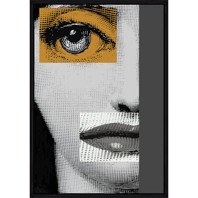 «Profile 3» par Jeffrey Goodman - Peinture sur toile à cadre flottant