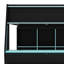 Lit mezzanine avec bureau, lumières DEL et stations de charge USB, lit mezzanine en bois avec 6 casiers de rangement, 6 tiroirs-953482808