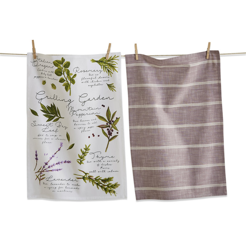 Grill Garden  Dishtowel S/2