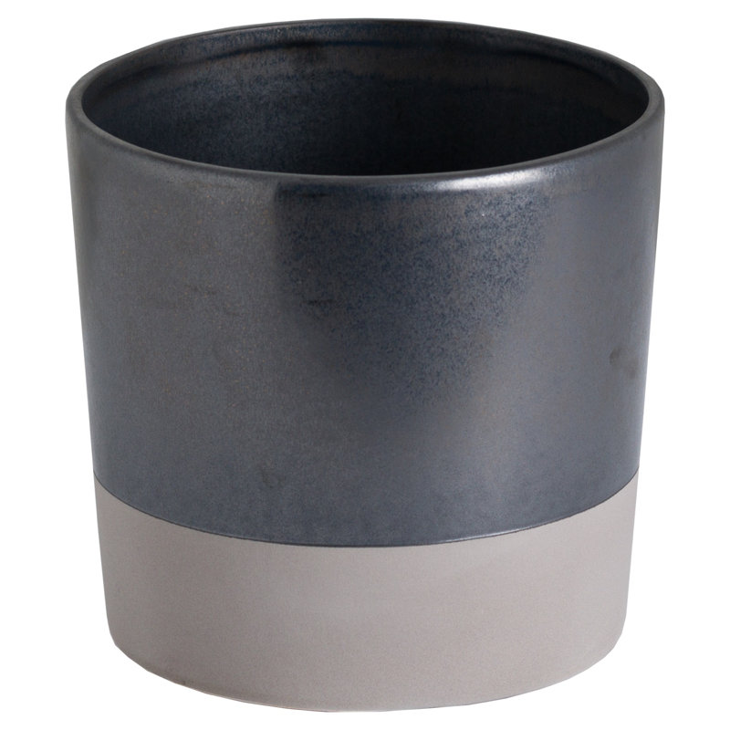Clarksdale Ceramic Pot Planter, 16cm H x 16cm W x 16cm D