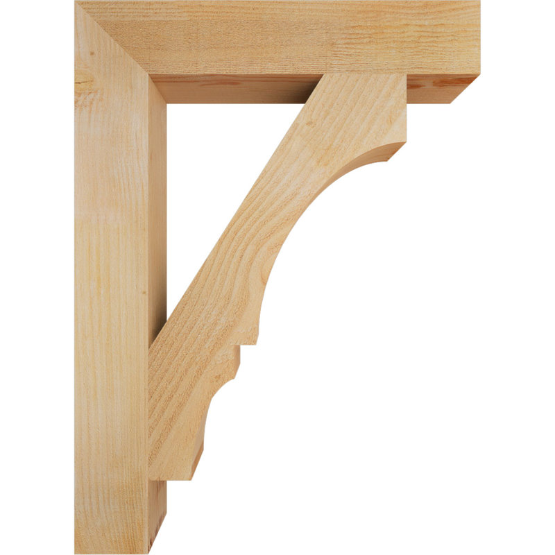 Support de bloc Balboa, L 4 po x P 22 po x H 30 po, Sapin Douglas scié brut