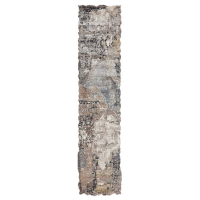 Hand Knotted Wool Abstract Area Rug