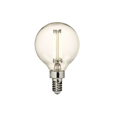 Branded Lamps 4W G16.5 Clear LED Edison Bulb
