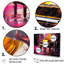 Ensemble de salon de piano jaune et mauve-107758790