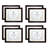 Beaded Picture Frame with Mat