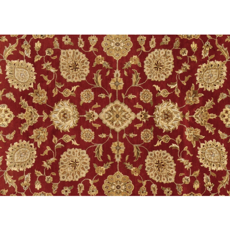 Hand Knotted Wool Oriental Indoor Rug, Rectangle 12' x 15'