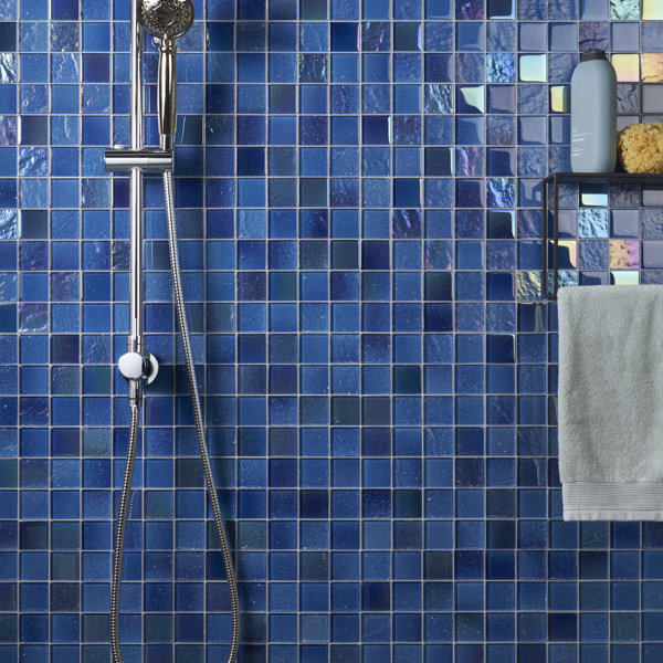 Angel Dust 11.73 in. x 11.73 in. Polished Glass Wall Mosaic Tile (0.95 Sq. Ft. / Each)