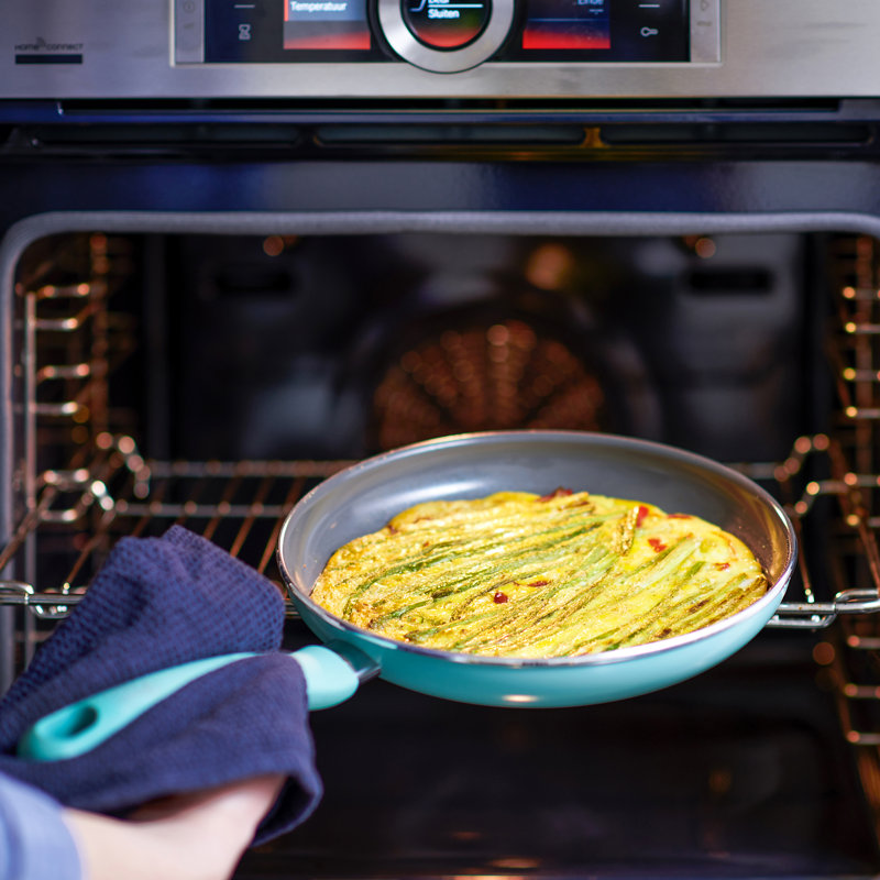 Turquoise Aluminum Non-stick 13-Piece Cookware Set