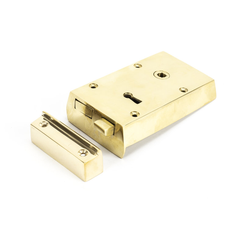 Rim Lock Latch/Catch/Bolt, 8.6cm H x 15cm W x 3.1cm D