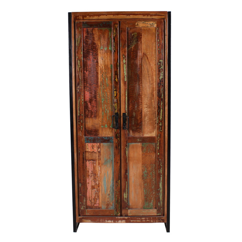 Esha 2 Door Solid Wood Wardrobe