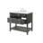 Grigg 37 " W Freestanding Standard Free Standing 1 Single Vanity Bathroom Vanity With Cultured Marble Top-1943523269
