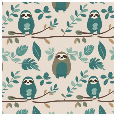 Sloths On Branches Bedding Sloth Bedspread Animals