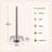 Freestanding Paper Towel Holder with Weighted Non-Slip Base