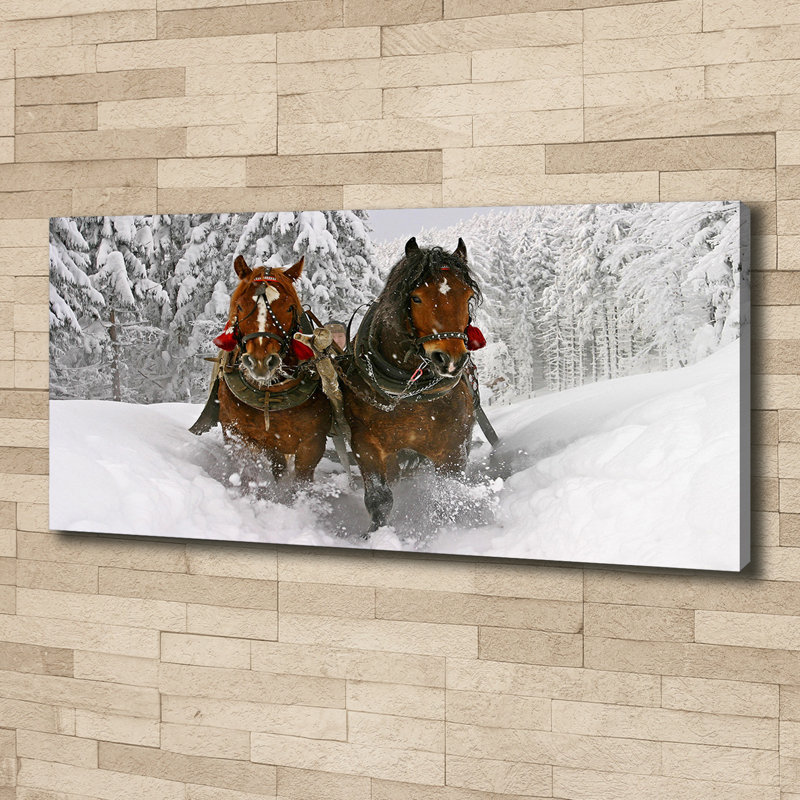 Sleigh Ride - Wrapped Canvas Print