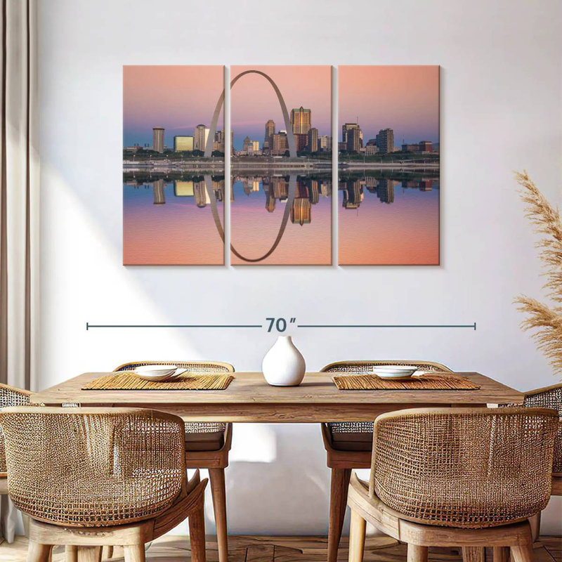 Syd St Louis Skyline, 36" H x 57" W
