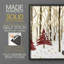 Christmas Holiday Art CDVII, reproduction d'art encadrée - bois massif-1065565244-1065565191