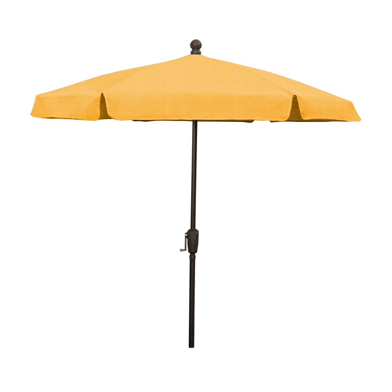 Parasol de marché 7,5 pi Home Garden, Bronze champagne, Jaune