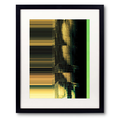 Trees Grow at Night Framed Print