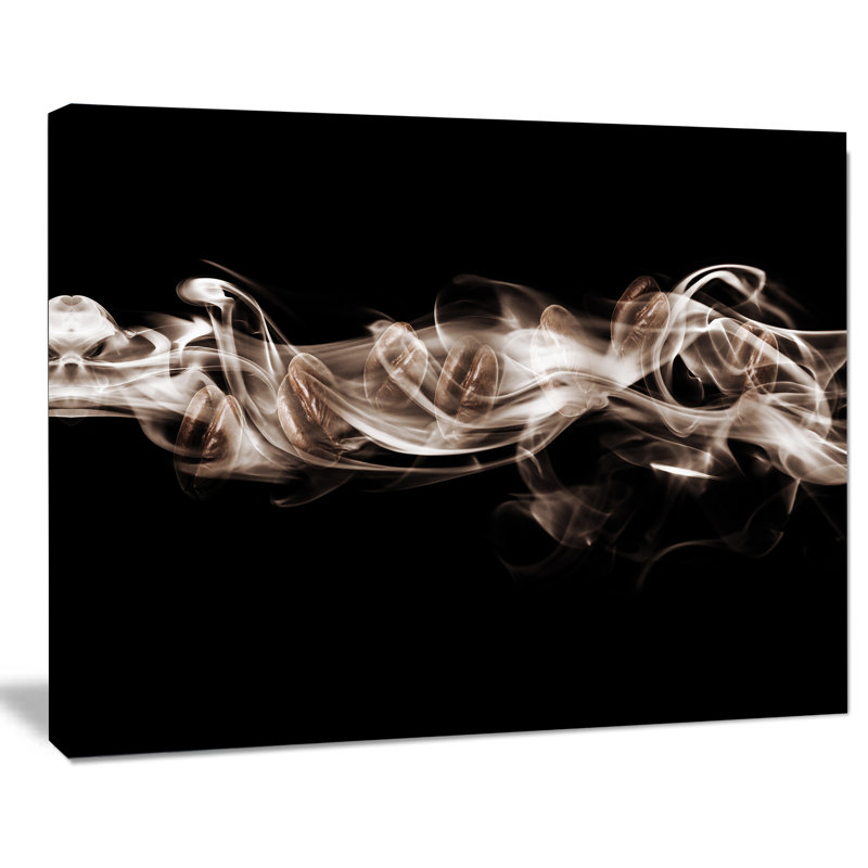 « fractal white fumée », impression sur toile tendue, H 8 po x l 12 po x P 1 po
