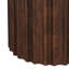 Table d'appoint cannelée en bois de manguier massif l 16 po Rolf-1255989757