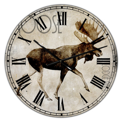 Horloge murale Moose Lodge 2