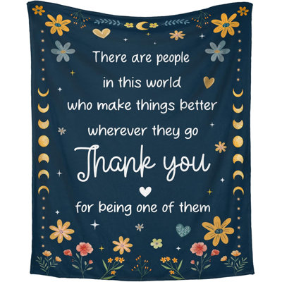 Remerciements pour les femmes - jeté en molleton doux 30 po x 40 po - Inspirant Teachers Day Nurses Week Birthday Retraite