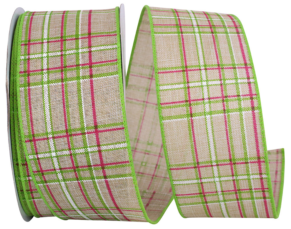 The Holiday Aisle® Plaid Ribbon | Wayfair