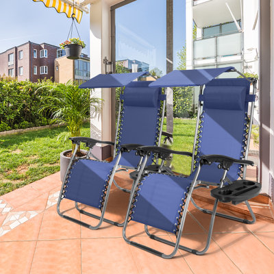 Leonetti Reclining Zero Gravity Chair by Freeport Park