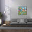  'Quilt Style Scene 1' by Rey Klimt Canvas Wall Art, 37" x 37"