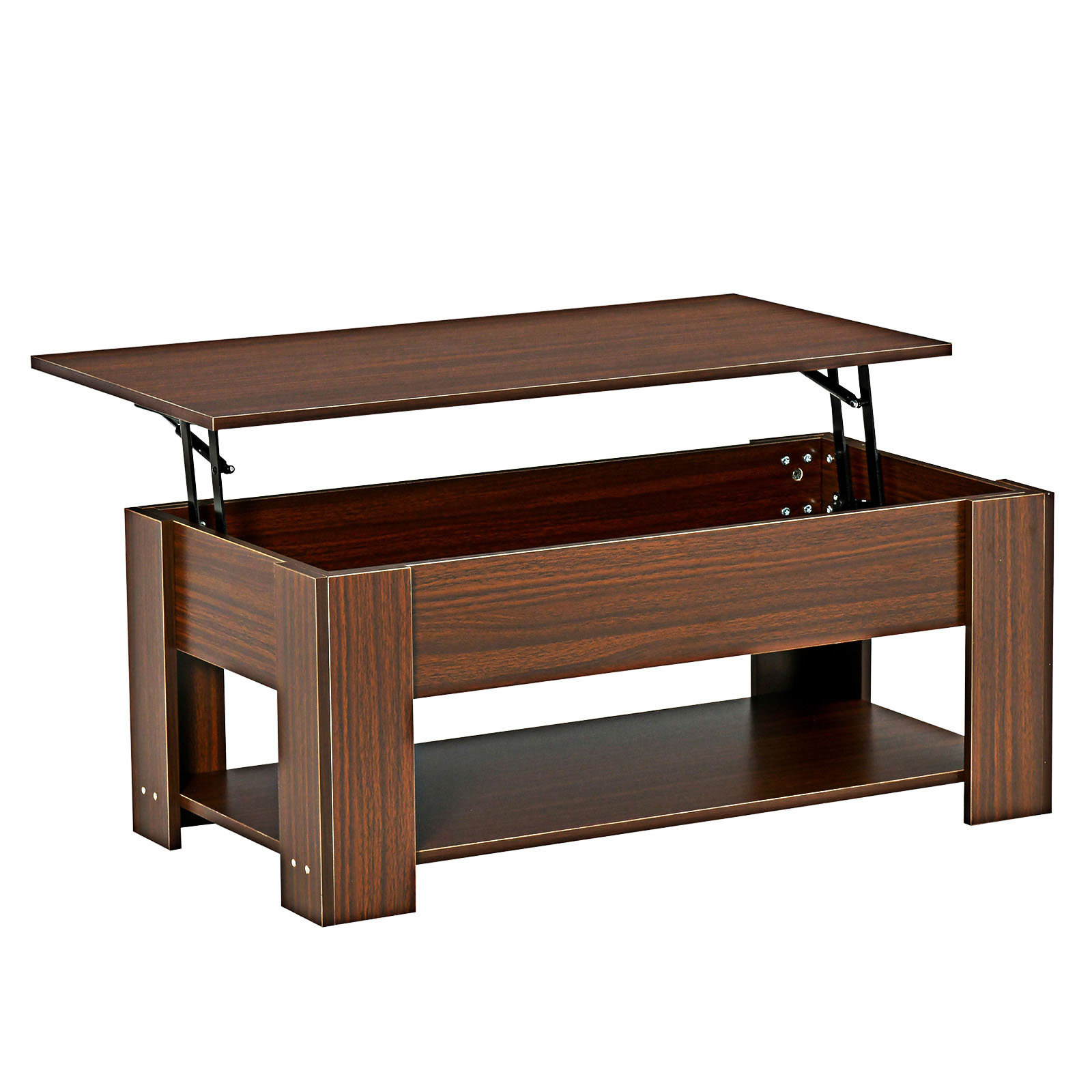 Ebern Designs Lift Top Coffee Table with Hidden Storage Compartment and ...