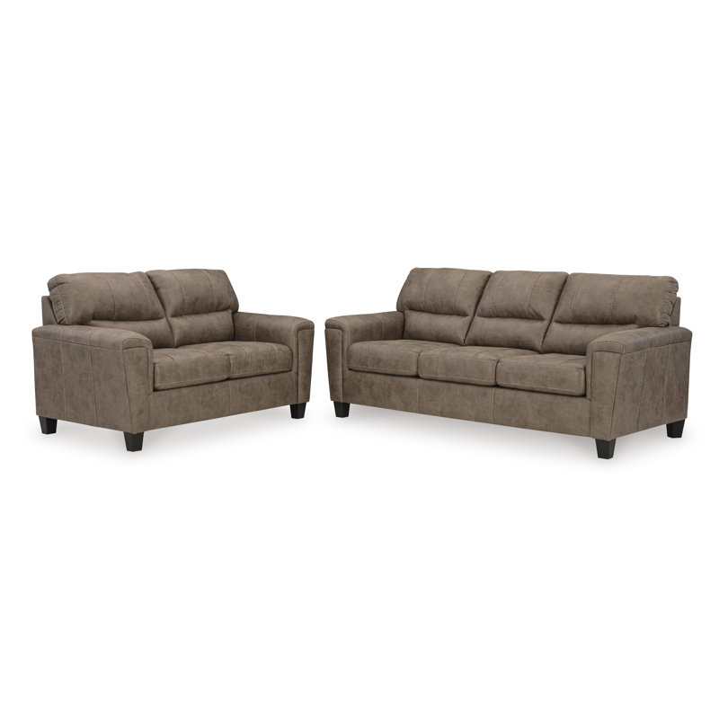Navi Sofa and Loveseat, Brown